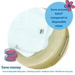 Cheeky Wipes - Babytücher aus Baumwolle, weiss, 25 Stück - 15 x 15 cm – Bild 7