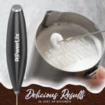 PowerLix Elektrischer Milchaufschäumer – 19.000 rpm, mit Ständer, batteriebetrieben für Kaffee & mehr – Bild 7