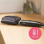 Philips StyleCare Aufheizbare Bürste BHH880/00, Haarstyling-Geräte (Glättbürste, 170 °C, 200 °C, PTC, Schwarz, Pink, Hängender Ring) – Bild 7