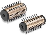 BaByliss Big Hair Dual Rotierende Warmluftbürste, mit Ionen Technologie, 2 Aufsätze, Champagner, 33.2 x 6 x 6 cm, AS952E – Bild 3