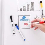8 Whiteboard Stifte Whiteboard Marker, 2 in 1 Schwamm Magnetisch Whiteboard Stift, trocken und rückstandsfrei abwischbar von Whiteboards, Optimal für den Einsatz Zuhause Schule Büro – Bild 8