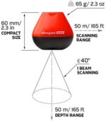 Deeper START Smart Fischfinder Echolot auswerfbar - Tragbares Sonar mit Tiefenmesser für das Angeln vom Steg oder Ufer | Angelzubehör Gadget mit KOSTENLOSER benutzerfreundlicher App – Bild 6