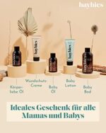 BAYBIES® Geschenkset Für Baby & Mama, Zertifizierte Naturkosmetik, Milde Pflege für Babys & Mütter, Geschenkidee Für Babyparty, 5er Set – Bild 2