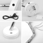 LED Bonsai Baum Lichter, Zhangpu 108 LED Lichterbaum Tisch Bonsai Baum Blüten Licht, Kleine Baumbeleuchtung Nachtlicht Innen Dekoration Touch Schalter Einstellbare Zweige USB/Batteriebetrieben – Bild 6