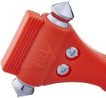 Sicherheitsgurtschneider und Fensterhammer, Notfall-Werkzeug, 2er-Pack – Bild 2