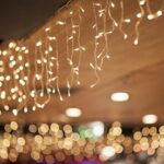 SALCAR Eisregen Lichterkette Aussen, LED Lichtervorhang Fenster Weihnachten, Weihnachtsbeleuchtung Innen 31V mit 8 Beleuchtungsmodi und Memory-Funktion – Bild 5