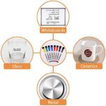 8 Whiteboard Stifte Whiteboard Marker, 2 in 1 Schwamm Magnetisch Whiteboard Stift, trocken und rückstandsfrei abwischbar von Whiteboards, Optimal für den Einsatz Zuhause Schule Büro – Bild 5