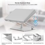BoYata Laptopständer, Multi-Angle Laptop Ständer mit Heat-Vent, Verstellbarer Notebook Ständer Kompatibel für Laptops einschliesslich MacBook Pro/Air, Lenovo, Samsung – Bild 3