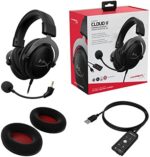 HyperX Cloud II –Gaming Headset für PC, PS5 / PS4. Inklusive virtuellem 7.1 Surround Sound und USB-Audiosteuerungsbox – Bild 11