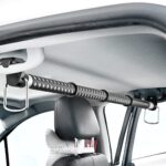 Beinhome Kleiderstange Auto,Vehicle Kleiderbügel mit Starken Metall und Gummigriffen Besten für Reisen,Kleiderständer Passend für die Meisten Autos,SUVs,and RVs(90-162.5cm) – Bild 7