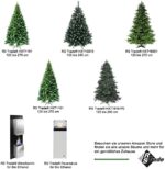 RS Trade künstlicher Weihnachtsbaum und Schnellaufbau Klapp-Schirmsystem, schwer entflammbar, unechter Tannenbaum inkl. Metall Christbaum Ständer – Bild 8