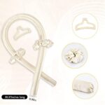 Lockenwickler Locken Ohne Hitze, Rutschfest Heatless Curls Band mit Haarnadel, New Seidenhaar Lockenwickler, DIY Haare Locken Ohne Hitze Frisurenset,für langes mittleres Haar(Beige) – Bild 2