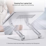 BoYata Laptopständer, Multi-Angle Laptop Ständer mit Heat-Vent, Verstellbarer Notebook Ständer Kompatibel für Laptops einschliesslich MacBook Pro/Air, Lenovo, Samsung – Bild 6