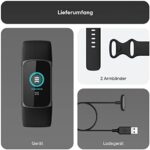 Fitbit Charge 5 Aktivitäts Tracker mit 6 monatiger Premium Mitgliedschaft, bis zu 7 Tagen Akkulaufzeit und Tagesform Index – Bild 7