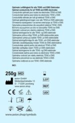 Kontakt-Gel 250g | Verbessert die Leitfähigkeit von gebrauchten TENS-EMS Elektroden-pads | Ideales Zubehör für TENS-Geräte & EMS-Trainer | Qualitätsprodukt von axion – Bild 3