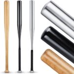 Heldenwerk Baseballschläger aus Holz oder Aluminium - Solide verarbeitet, Rutschfester Griff 31 Zoll