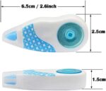 Meetory Tippex Mäuse, Tipex Mini Roller, 6m x 5mm White Out Tape, Korrekturmaus Mini Korrekturband, Korekturenroller für Schule Büroadministration Notizen Markierungen – Bild 7