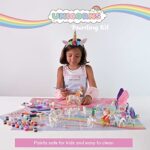 Einhorn Geschenk für Mädchen Malset - BONNYCO | Bastelset Kinder mit Dunkeln leuchtender Farbe | Mädchen Spielzeug, Mädchen Geschenke Geburtstag, Weihnachten – Bild 7