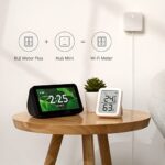 SwitchBot Thermometer Hygrometer, Bluetooth Digitaler Temperatur Feuchtigkeit Sensor mit Smart Alert & Datenspeicherung, LCD Bildschirm Digitales Thermo-Hygrometer für Raumtemperatur Keller Garage – Bild 5