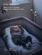Nooie Babyphone mit Kamera & App – 2K WLAN Monitor, Nachtsicht, Geräuscherkennung, Alexa-kompatibel – Bild 4