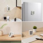 SwitchBot Thermometer Hygrometer, Bluetooth Digitaler Temperatur Feuchtigkeit Sensor mit Smart Alert & Datenspeicherung, LCD Bildschirm Digitales Thermo-Hygrometer für Raumtemperatur Keller Garage – Bild 7