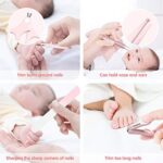 HyAdierTech Babypflege Set mit Baby Nagelschere, für Fingernägel und Fussnägel mit Nagelknipser, Nagelschere, Nagelfeile und Pinzette für Kinder und Neugeborene in süsser Eule Geschenk-Verpackung – Bild 4