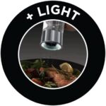 Russell Hobbs Salz und Pfeffer Mühle elektrisch, 2er Set, Edelstahl (Keramikmahlwerk für getrocknete Gewürze & Kräuter, Mahlgrad einstellbar fein bis grob, LED Beleuchtung) Gewürzmühlen 23460-56 – Bild 3