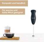 SEVERIN Milchaufschäumer Stab, kompakter Milchschäumer aus Edelstahl, elektrischer Milchaufschäumer mit Batteriebetrieb und einfacher Handhabung, inkl. 2 Batterien, – Bild 2