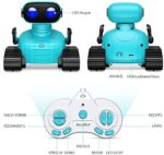 ALLCELE Roboter Kinder Spielzeug, Wiederaufladbares Ferngesteuertes Roboter Spielzeug mit LED-Augen Musik und Interessanten Geräuschen für ab 3 4 5 6 7 8 Jahre Jungen und Mädchen Geschenk – Bild 5