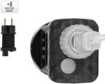 ECD Germany LED Schneeflocken Lichtervorhang 100 cm 40 LEDs & Sterne+Tannenbäume, Fenster Lichtervorhang 220cm mit 138 LEDs WarmweissWeihnachtsdeko Fensterdeko für Innen/Aussen, Weihnachten Lichterkette Weihnachtsbeleuchtung – Bild 4
