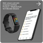 Fitbit Charge 5 Aktivitäts Tracker mit 6 monatiger Premium Mitgliedschaft, bis zu 7 Tagen Akkulaufzeit und Tagesform Index – Bild 8