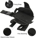 Goldmiky Beinholster Pistolenholster, Einstellbare Tactical Airsoft Pistol Drop Bein Holster Tasche, Oberschenkel Tiefziehholster taktisch für rechtes Bein zum Jagdschiessen Camping – Bild 3