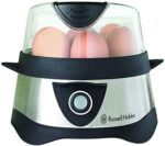 Russell Hobbs Eierkocher [Testsieger, 1-7 gekochte od. 3 gedämpfte Eier auf den Punkt genau] Edelstahl (inkl. Dampfgarer Einsatz, automatische Abschaltung, Signalton, BPA-frei, Messbecher) 14048-56 – Bild 9