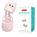 HyAdierTech Babypflege Set mit Baby Nagelschere, für Fingernägel und Fussnägel mit Nagelknipser, Nagelschere, Nagelfeile und Pinzette für Kinder und Neugeborene in süsser Eule Geschenk-Verpackung – Bild 9