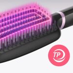 Philips StyleCare Aufheizbare Bürste BHH880/00, Haarstyling-Geräte (Glättbürste, 170 °C, 200 °C, PTC, Schwarz, Pink, Hängender Ring) – Bild 6