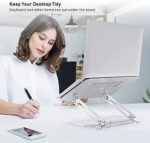 BoYata Laptopständer, Multi-Angle Laptop Ständer mit Heat-Vent, Verstellbarer Notebook Ständer Kompatibel für Laptops einschliesslich MacBook Pro/Air, Lenovo, Samsung – Bild 7