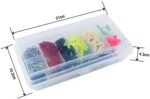Vicloon 120 PCS Angeln Köder gemischt einschliesslich Spinner, VIB, Höhenhaken, Einzelhaken, Drehgelenke, Zangen, Führer, etc. für Süsswasser-Salzwasser-Fischen – Bild 7