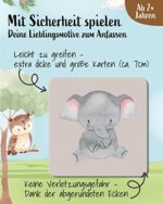 Unsere Tiere Memorie ab 2, Montessori Spielzeug 2 Jahre, Spielzeug ab 2 Jahre, Kinderspiele ab 2 Jahre – Bild 3