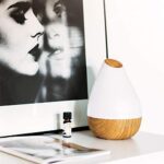 Promed AL- WS Aroma Diffusor, Ultraschall Luftbefeuchter Humidifier, Raumbefeuchter, elektrische Duftlampe Holzdesign mit 7 Farben LED Licht, Aroma Diffuser, Aromatherapie – Bild 8