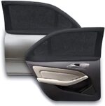 WIN.MAX Sonnenschutz Auto,Sonnenschutz Auto Baby mit Zertifiziertem UV Schutz,Universal Sonnenblende Auto Netz,für Seitenfenster Meshmaterial Schützt Mitfahrer, Kinder & Haustiere, 2 Stück (XL)