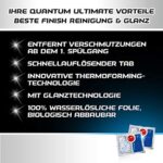 Finish Quantum Ultimate Spülmaschinentabs – Geschirrspültabs mit 3-fach Wirkung – Kraftvolle Reinigung, Fettlösekraft und Glanz – Bild 3
