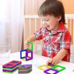 Desire Deluxe Magnetische Bausteine Magnet Montessori Spielzeug für Kinder 40PC Set Teilen ab 3 4 5 6 7 8 Alter Jahren, ideales Lernspielzeug für Mädchen Jungen Koordination und zum Bauen in Geschenk – Bild 6