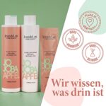 Jean & Len Pflege Shampoo Jojoba und frischer Apfel, sorgt für bessere Kämmbarkeit und entwirrt lästige Knoten, für gesunde und kräftig aussehendes Haar, 300 ml – Bild 6