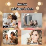 HJZWTS Herzkette Silber 925 Damen 2.4×2.8CM Halskette Damen 45+5 Mit Anhänger Schmuck Herzkette Geschenk Für Frauen Mama Oma Freundin Zum Geburtstag Muttertag Valentinstag Weihnachten brautpaar – Bild 5