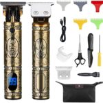 Xnuoyo Profi USB Haarschneidemaschine Haarschneider Herren Bartschneider Barttrimmer Haartrimmer Kinder Männer mit LCD-Indicator