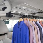 Beinhome Kleiderstange Auto,Vehicle Kleiderbügel mit Starken Metall und Gummigriffen Besten für Reisen,Kleiderständer Passend für die Meisten Autos,SUVs,and RVs(90-162.5cm) – Bild 6