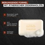 L'Oréal Men Expert Festes Shampoo für Männer, XL-Seifenstück zur Reinigung von Körper, Haar & Bart, Mit pflegendem Zedernholzölkomplex, Barber Club, 1 x 80 g – Bild 9