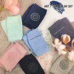 Baby Knieschoner zum Krabbeln - 7er Set Bunt - Anti-Rutsch-Noppen für sicheren Halt - Krabbelhilfe Mädchen Junge - Krabbelschoner Stulpen - Knieschützer Gummipunkte – Bild 7