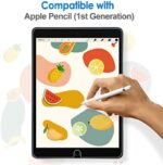JETech Schutzfolie fur iPad 9/8/7 (10,2 Zoll, Modell 2021/2020/2019, 9. / 8. / 7. Generation), Gehärtetem Displayschutzfolie – Bild 3