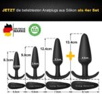 Long.Session® Analplug Set DAS ORIGINAL aus hautfreundlichem Silikon, Butt Plug für Frauen und Männer, Anal Plug für Anfänger und Fortgeschrittene – Bild 2